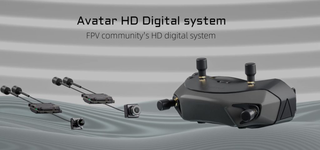 Fatshark Dominator デジタル FPVゴーグル の概要。AVATAR HDシステム 
